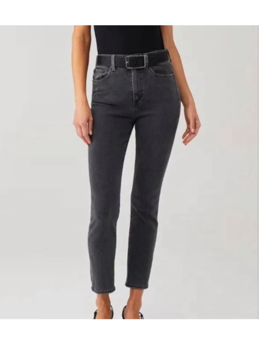 Pistola soft black slim ankle jeans size 30